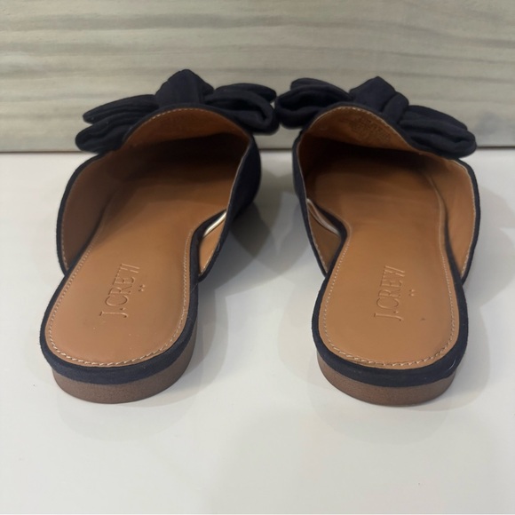J. Crew Women's Navy Bow Mules - Picture 4 of 8